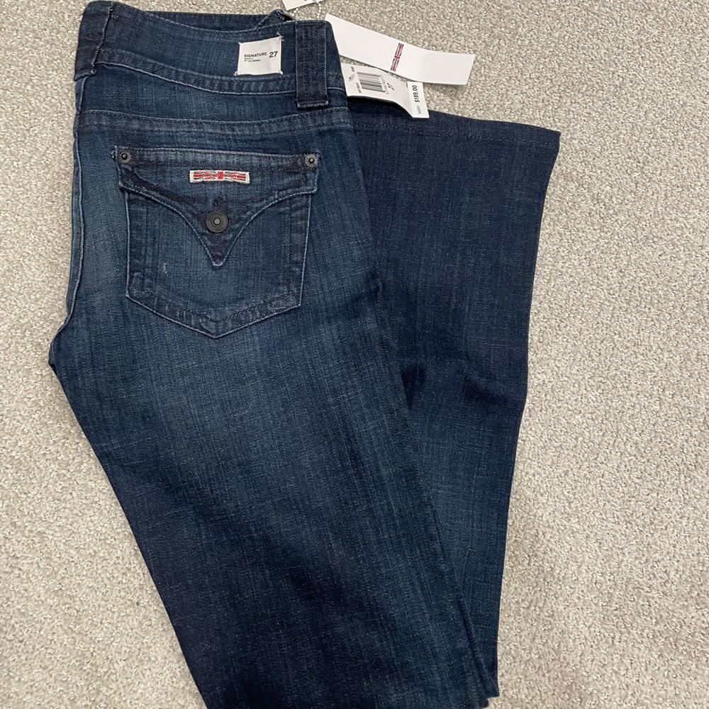 Hudson jeans never worn with tags. Flared.